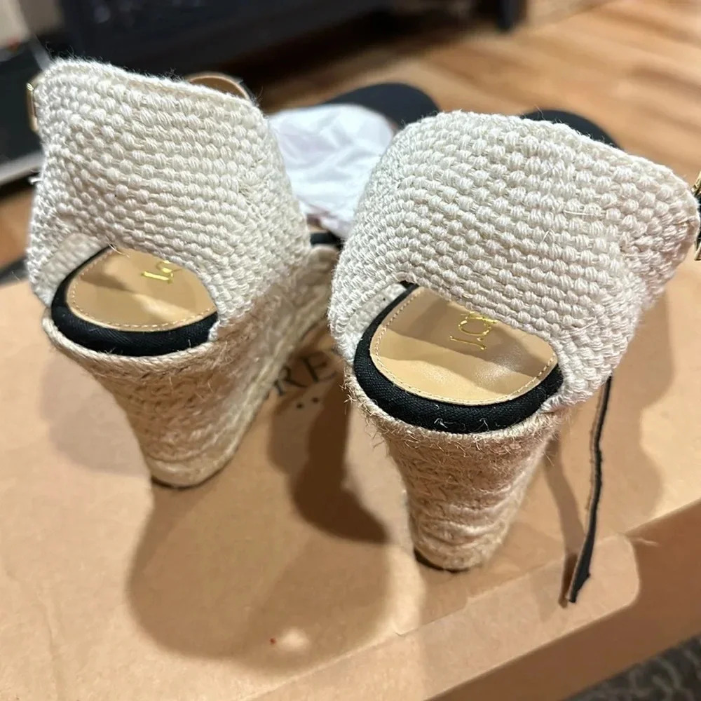 J.Crew Ankle-strap espadrille wedges - Picture 3 of 5